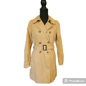 J.Crew Trench Coat Tan E7703 Size 2